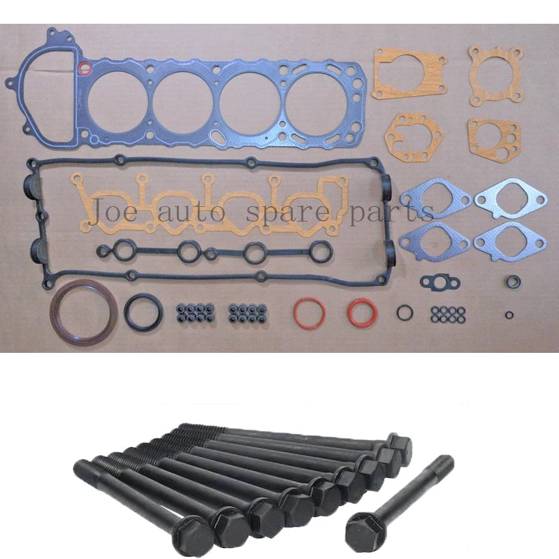 KA24DE Engine complete Full gasket set kit cylinder head bolt nuts screw for Nissan D22/Frontier/Xterra 2.4L 2389cc 1995-2004