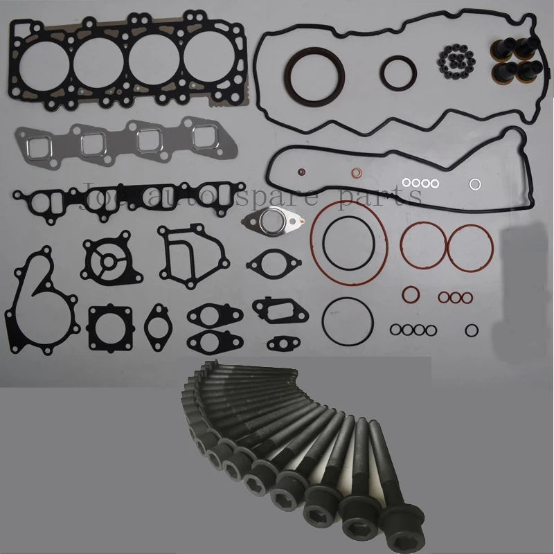 YD25 YD25DDTI 2.5L Engine Full gasket set kit cylinder head bolt nuts for Nissan Navara (D40) Pathfinder R51 2007-/Murano NV350