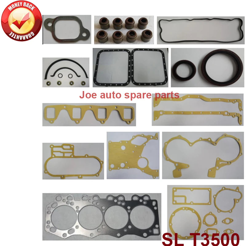 SL complete engine full gasket set kit for Mazda Titan 2ton truck/ T3500T 3455cc 3.5D 1990- SL01-99-100 SL01 99 100 SL0199100