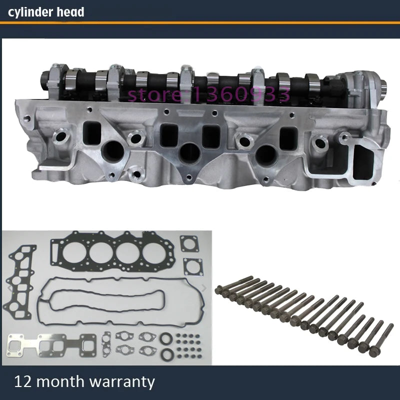 WE WL complete cylinder head assembly for Ford Ranger Everest Mazda pick up BT50 2.5 TDI DOHC 16V 2006- with full gasket bolt