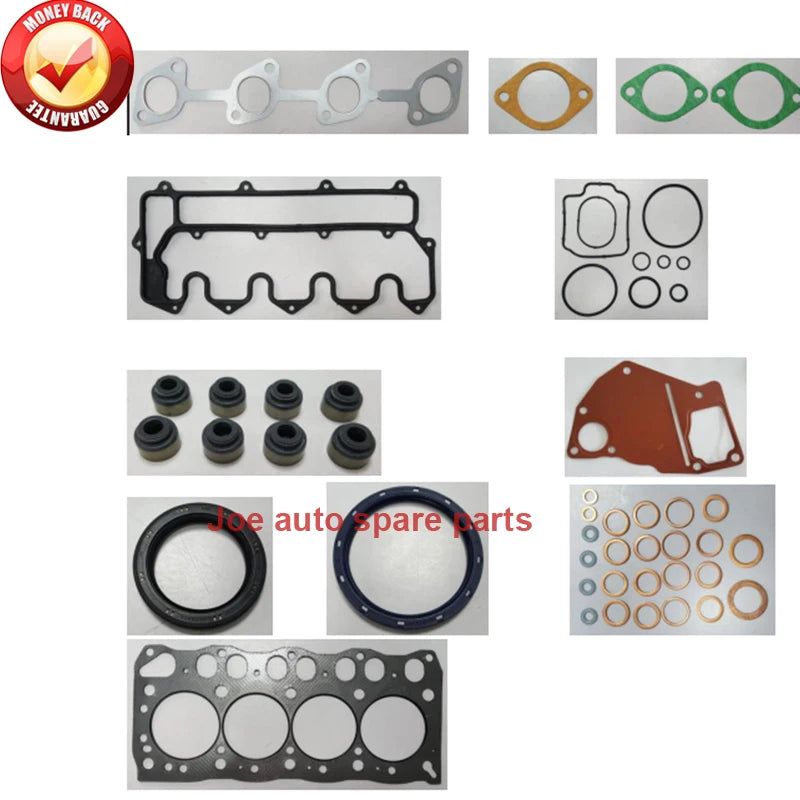 Engine Full gasket set kit for Hiatch Excavator EX55 engine: 4LE1