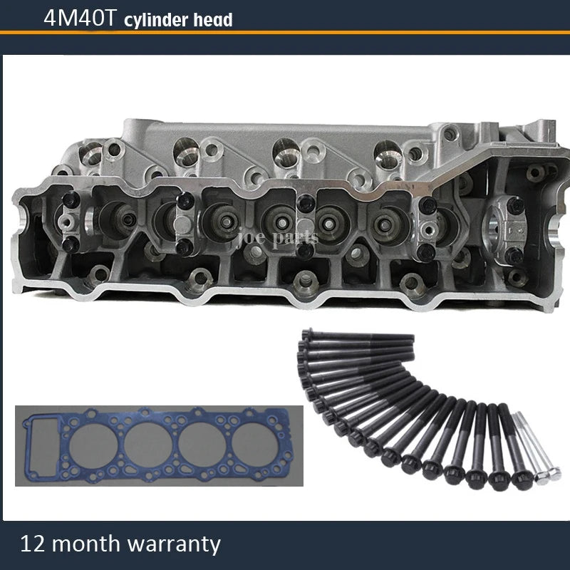 4M40 Cylinder head for Mitsubishi Pajero GLX Montero GLX  Canter 2835cc 2.8D 1994-  ME202621 with bolt gasket