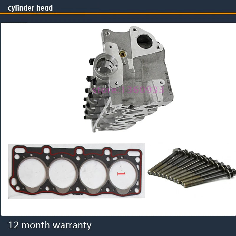 cylinder head for Ford Econovan Courier Escort Tempo 1998CC 2.0 D 8V 1983- engine : R2 RF  R263-10-100J  with gasket bolt