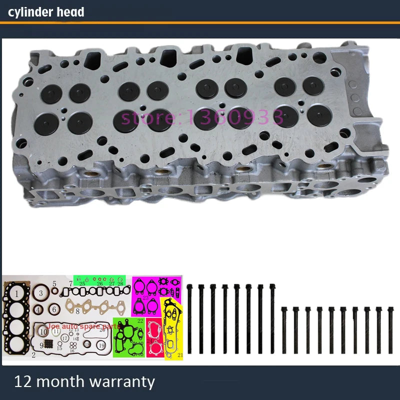 1KD 1KDFTV complete Cylinder head assembly for Toyota Land Cruiser 90 120 Dyna 150 Hilux Fortuner 3.0 TDI with full gasket bolt