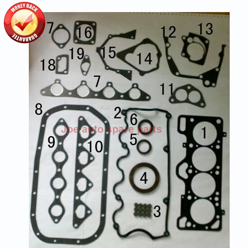 G4EK G4E Engine Full gasket set kit for Hyundai ACCENT I S COUPE ACCENT EXCEL II ACCENT II LANTRA II LANTRA Mk II 1.5L 91-