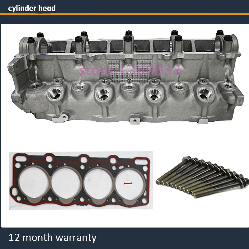 cylinder head for Ford Econovan Courier Escort Tempo 1998CC 2.0 D 8V 1983- engine : R2 RF  R263-10-100J  with gasket bolt