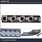 cylinder head for Nissan Pick Up King Kab Terrano II Mistral  2.7 TD 8V 92-99 TD27 TD27T TD27TI 11039-43G03 with gasket bolt
