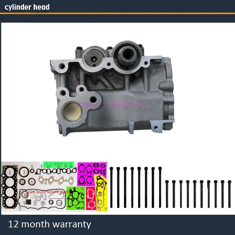1KD 1KDFTV complete Cylinder head assembly for Toyota Land Cruiser 90 120 Dyna 150 Hilux Fortuner 3.0 TDI with full gasket bolt