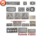 complete repair Overhaul engine full gasket set kit for Kubota engine: V2003