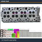 1KD 1KDFTV complete Cylinder head assembly for Toyota Land Cruiser 90 120 Dyna 150 Hilux Fortuner 3.0 TDI with full gasket bolt