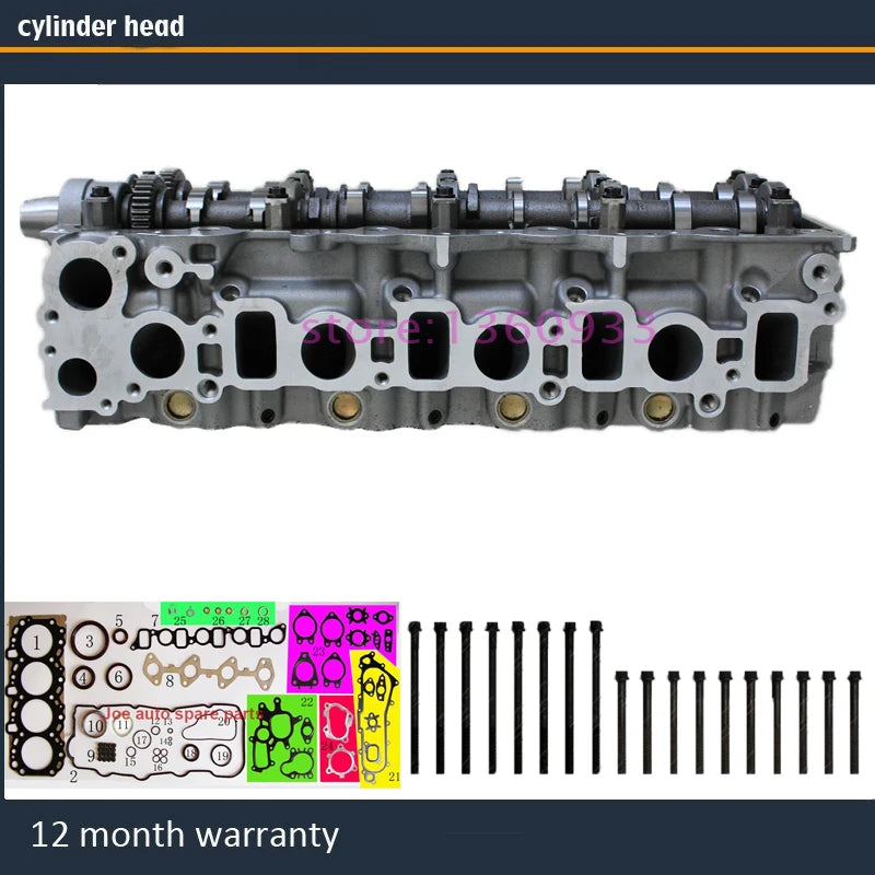 1KD 1KDFTV complete Cylinder head assembly for Toyota Land Cruiser 90 120 Dyna 150 Hilux Fortuner 3.0 TDI with full gasket bolt
