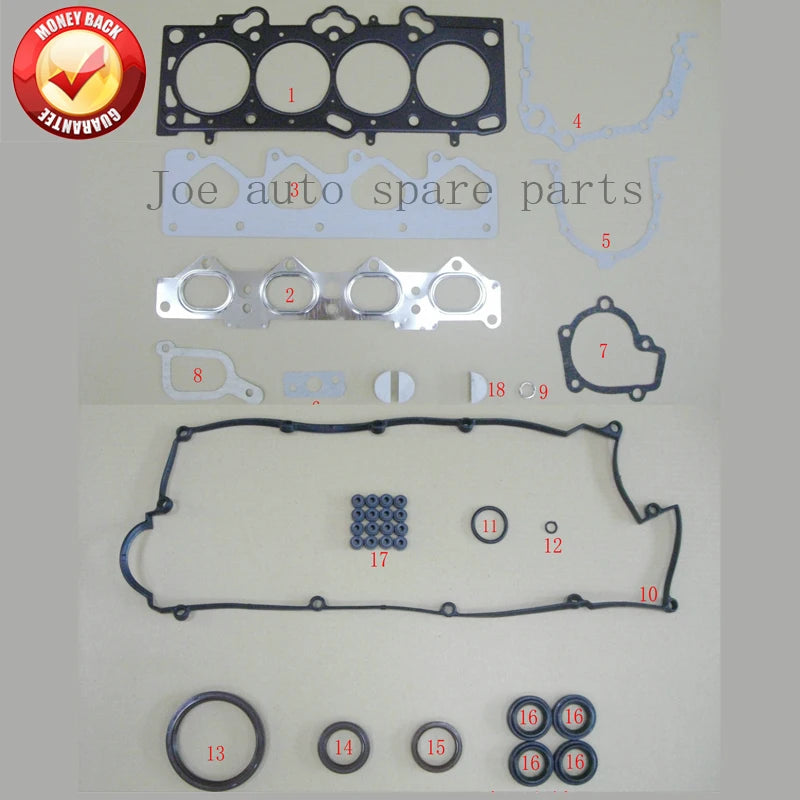 G4GB G4GC Engine Full gasket set kit for Hyundai Elantra 1795cc1.8L  / 1975cc 2.0L  2000-2006  50213900 20910-23C00