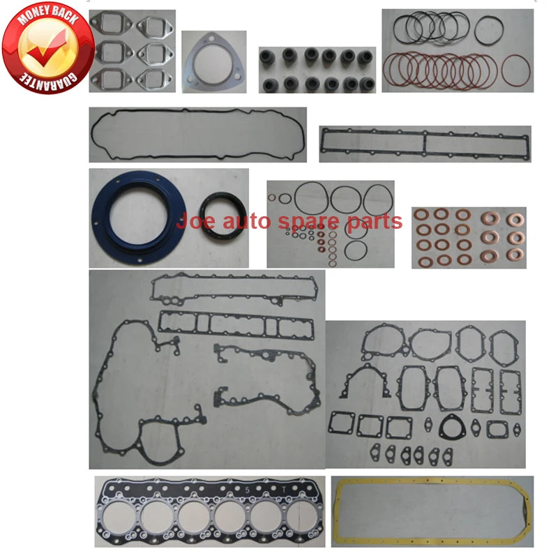 6D15 6D15T Engine Full gasket set kit for Mitsubishi 6900 bus MK116F MM116H MM516H D truck FK116 FK215 FK216 FM316 D 6919cc 82-