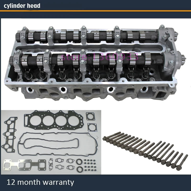 WE WL complete cylinder head assembly for Ford Ranger Everest Mazda pick up BT50 2.5 TDI DOHC 16V 2006- with full gasket bolt