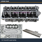 WE WL complete cylinder head assembly for Ford Ranger Everest Mazda pick up BT50 2.5 TDI DOHC 16V 2006- with full gasket bolt