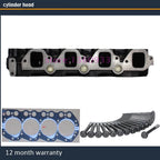cylinder head for Nissan Pick Up King Kab Terrano II Mistral  2.7 TD 8V 92-99 TD27 TD27T TD27TI 11039-43G03 with gasket bolt