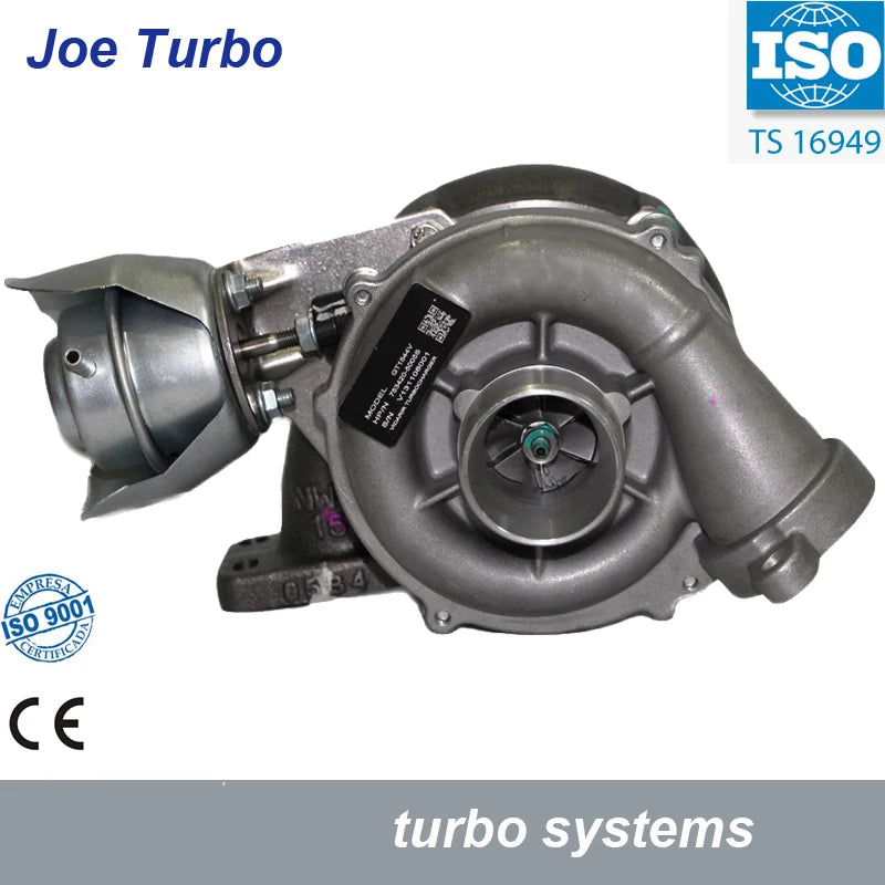 GT1544V 753420 753420-5005S Turbo for CITROEN C3 C4 C5/FORD C-Max Focus/MAZDA 3 /PEUGEOT 307 407/S40 V50 DV4T DV6T 1.6Hdi