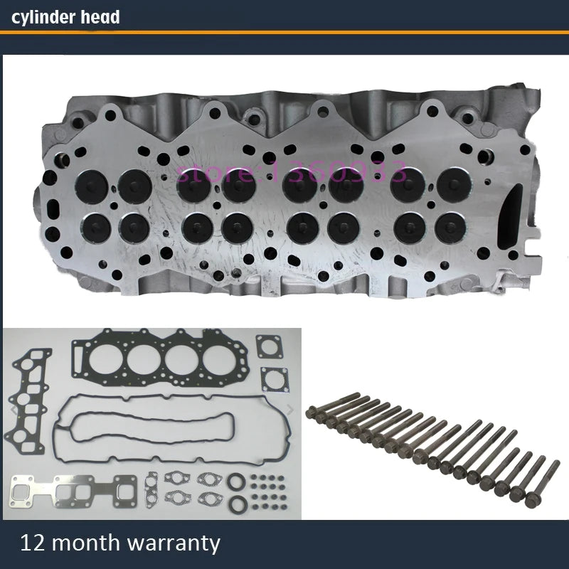 WE WL complete cylinder head assembly for Ford Ranger Everest Mazda pick up BT50 2.5 TDI DOHC 16V 2006- with full gasket bolt