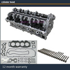 WE WL complete cylinder head assembly for Ford Ranger Everest Mazda pick up BT50 2.5 TDI DOHC 16V 2006- with full gasket bolt