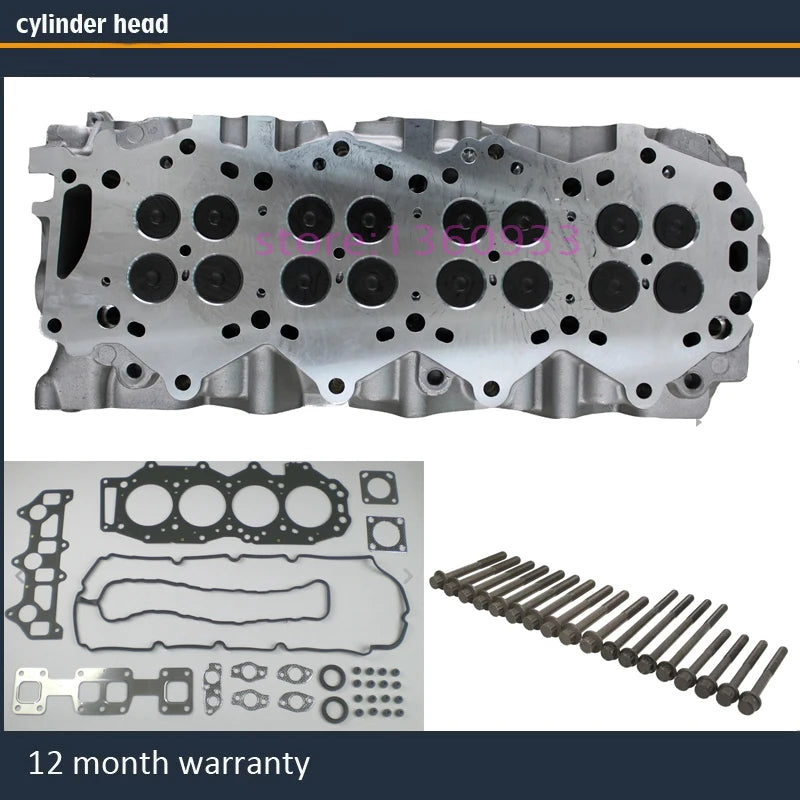 WE WL complete cylinder head assembly for Ford Ranger Everest Mazda pick up BT50 2.5 TDI DOHC 16V 2006- with full gasket bolt