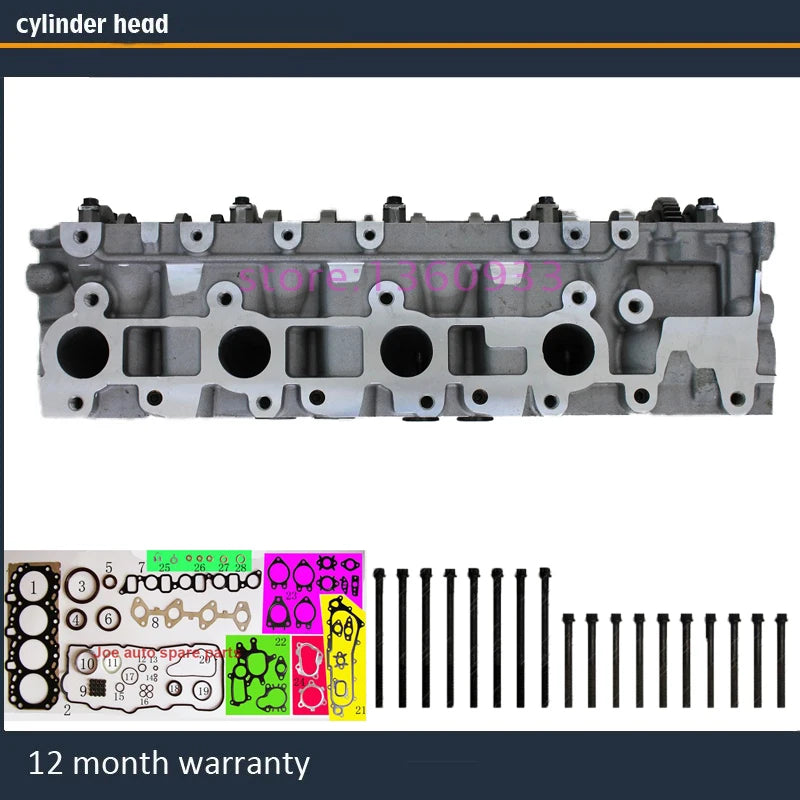 1KD 1KDFTV complete Cylinder head assembly for Toyota Land Cruiser 90 120 Dyna 150 Hilux Fortuner 3.0 TDI with full gasket bolt