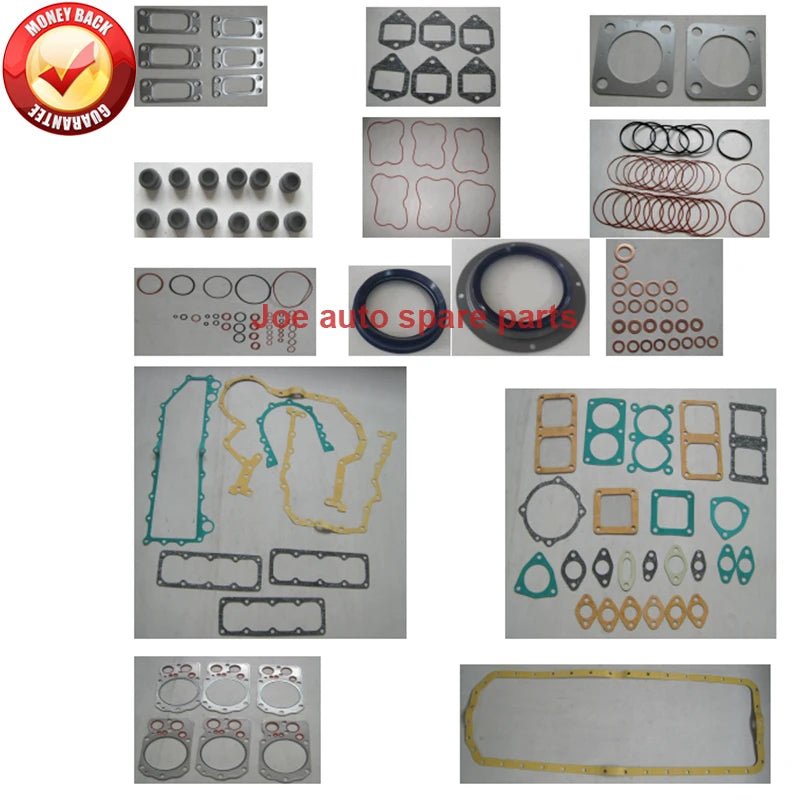 6D24 6D24T Engine Full gasket set kit for Mitsubishi Excavator SK400 Sumitomo S300 Kato HD1250 HD1430