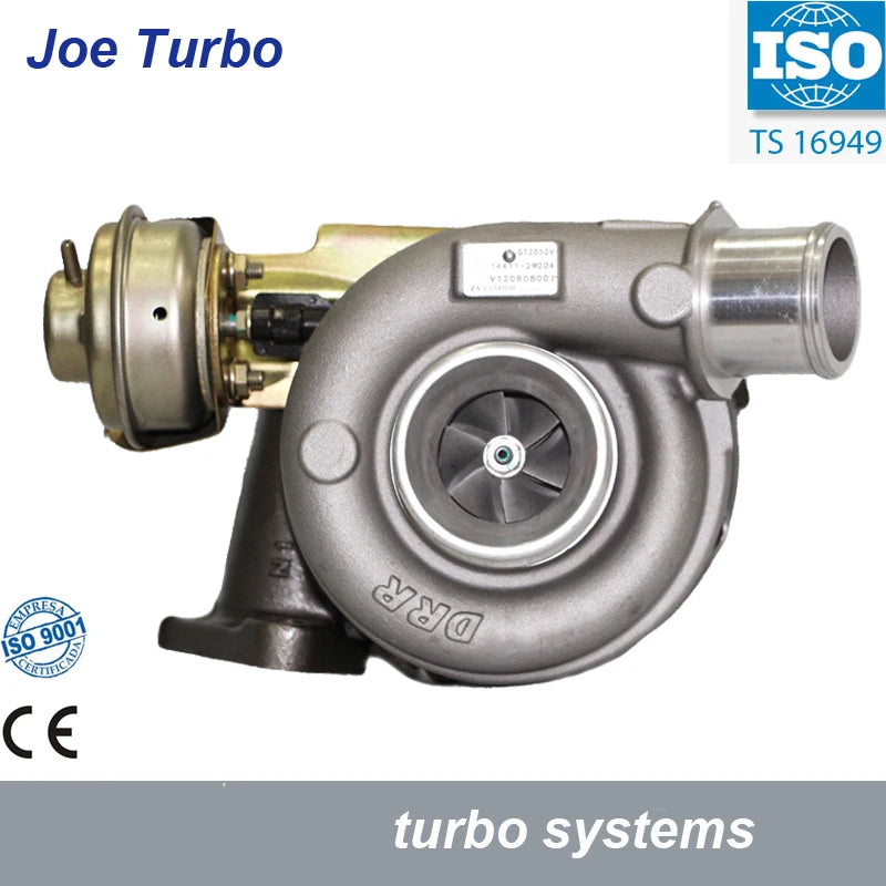 GT2052V 726442-0004 14411-2W204 726442 TURBO Turbocharger For Nissan Ambulance FLWGE50 Elgrand Terrano TR50 3.0L ZD30ETi 168HP