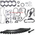 14B Engine Full gasket set kit cylinder head bolt nuts screw for DAIHATSU DELTA TOYOTA COASTER DYNA 200 3.7 d 3.7L 04111-56070