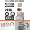 complete overhaul full gasket set kit main crankshaft connecting bearing piston ring for Hiatch Excavator EX55 engine 4LE1