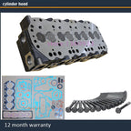 complete cylinder head assembly for Ford Maverick 2664CC 2.7 TD 8V 92-99 engine TD27T 1960811 11039-7F401 with full gasket bolt