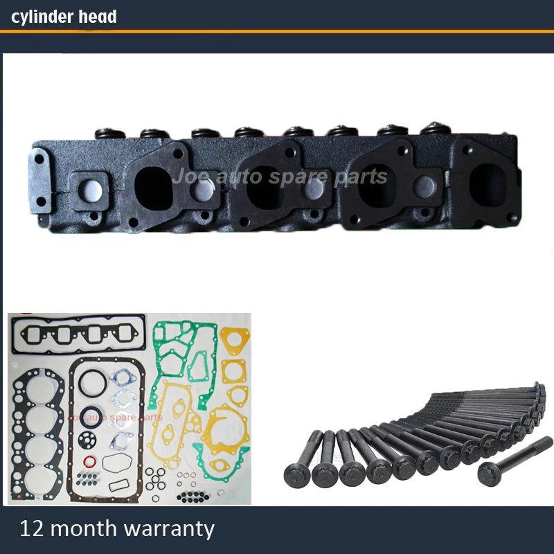 TD25 TD25TI 8v complete Cylinder head assembly for Nissan Urvan Pick up Cabstar D22 King cab Frontier 2.5L with full gasket bolt