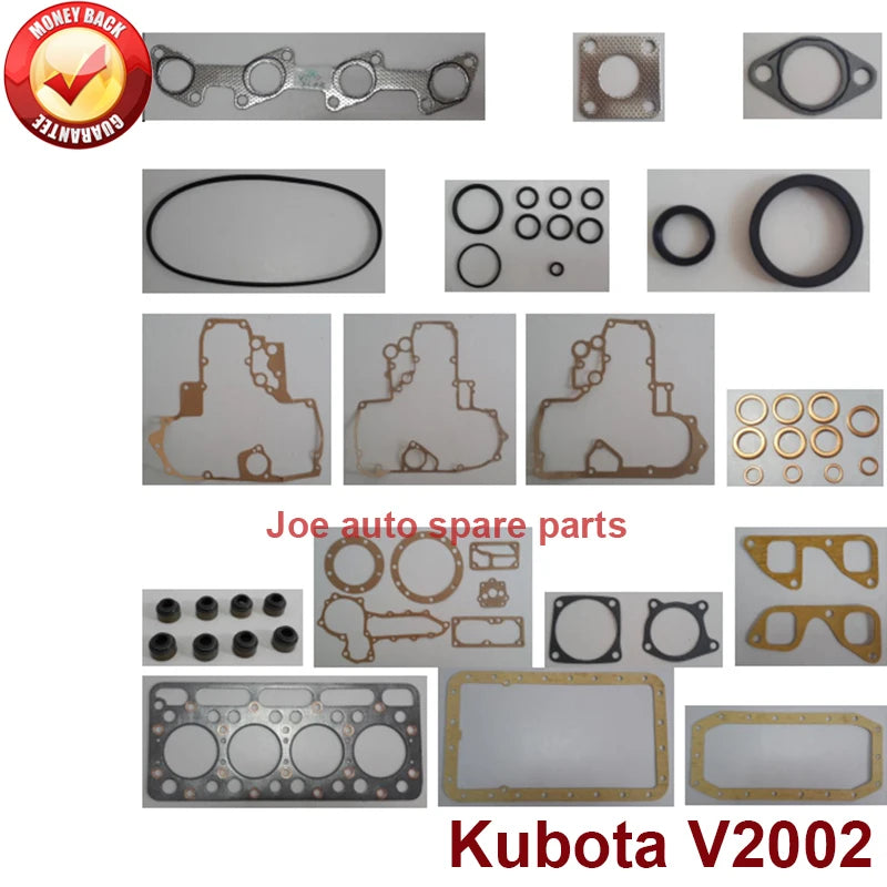complete repair Overhaul engine full gasket set kit for Kubota engine: V2002