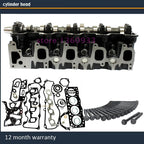 3L complete cylinder head assembly for Toyota Hilux 4Runner HiAce Land Cruiser Dyna 150 ToyoAce 2.8 D 8V with full gasket bolt