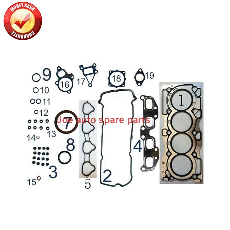 QR20 QR20DE  Engine complete Full gasket set kit for Nissan X-Trail Primera Serena Teana Wingroad Avenir Prairie 2.0L 01-
