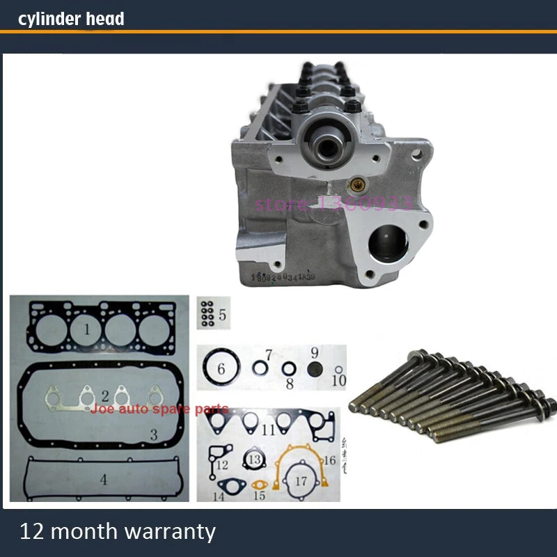 R2 complete cylinder head R26310100H R26310100J R2Y410103A 908740K HL0067  for Ford MAZDA SUZUKI 2.0L 2.2L with full gasket bolt