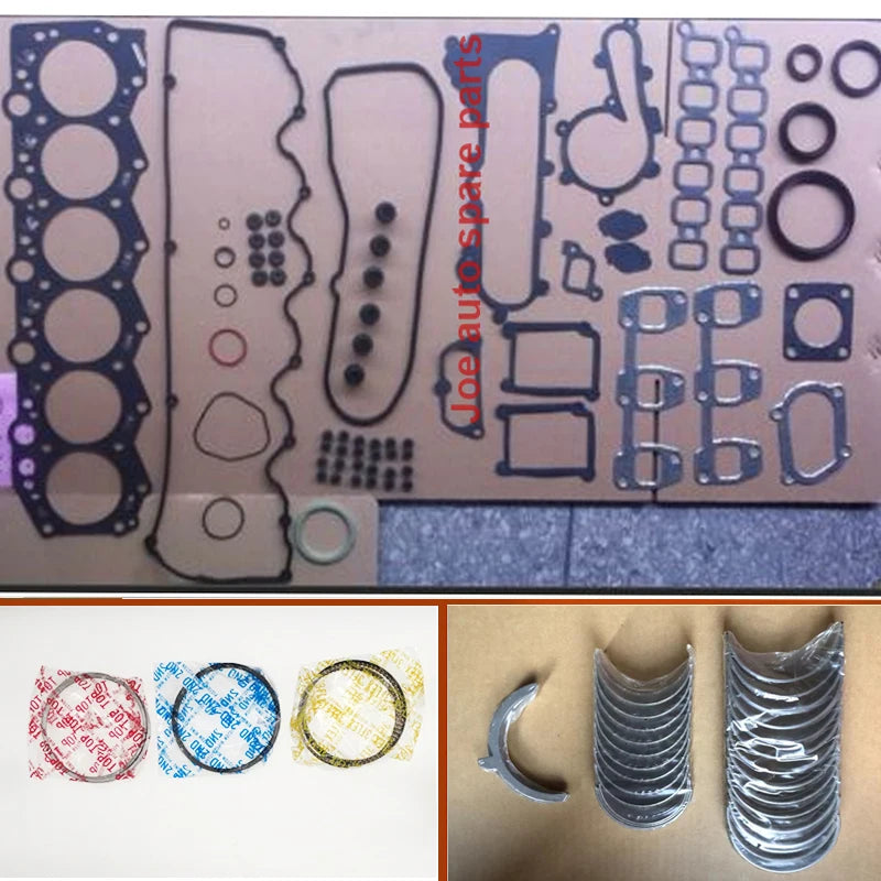 1HD 1HDFT 1HDFTE Full gasket set kit piston ring crankshaft conrod bearing for Toyota Landcruiser Land cruiser 4164cc 4.2 TD 24V