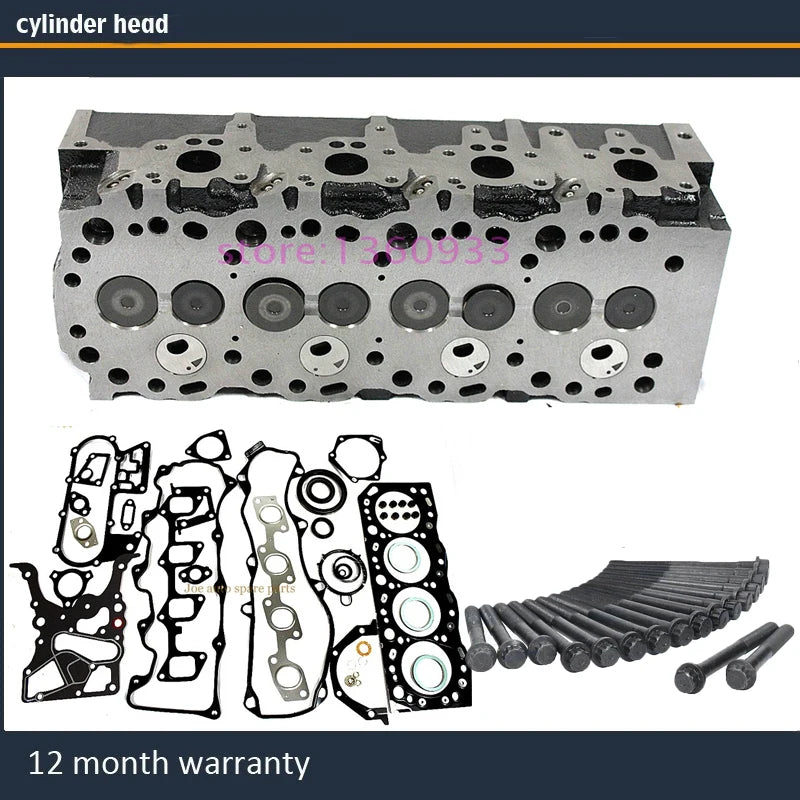 3L complete cylinder head assembly for Toyota Hilux 4Runner HiAce Land Cruiser Dyna 150 ToyoAce 2.8 D 8V with full gasket bolt