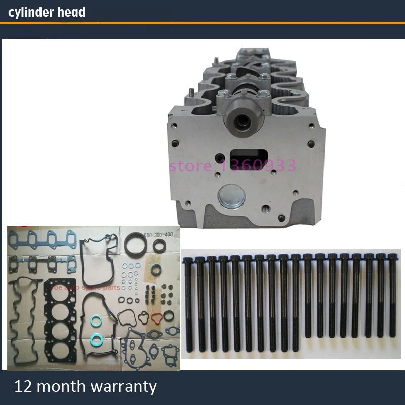2CTE 3CTE complete cylinder head assembly for Toyota Avensis Carina Picnic Corona Caldina Gaia Ipsum 2.0 2.2 d with gasket bolt
