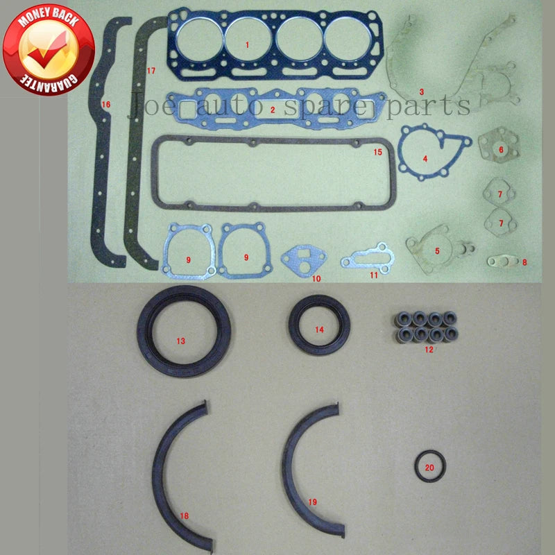 A14 A14S A15 A15S Engine complete Full gasket set kit for Nissan Sunny/Cherry/Nomad/Vanette 1.4L 1397CC/1.5L 1488cc 50091900