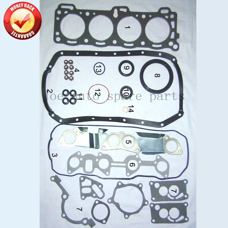 4ZB1 Engine complete Full Gasket Set kit for ISUZU Aska/Pick up/Fargo bus 1.8L 1817cc 1979-89 50072500 587810-2541