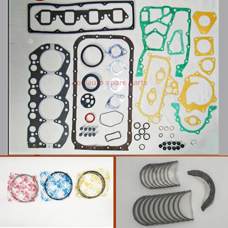 TD25 TD25TI  Full Gasket  kit crankshaft connecting rod bearing piston ring for Nissan Pick up Urvan D22 King cab Frontier 2.5L
