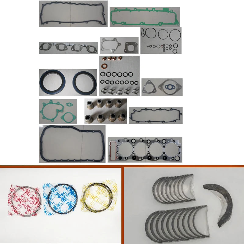 4HG1 4HG1T 4HG1-T Engine Full gasket set kit crankshaft connecting rod bearing piston ring for Isuzu NPR350A 4.57L 2000-