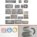 complete repair Overhaul engine full gasket set kit crankshaft connecting rod bearing piston ring for Kubota engine: V1502