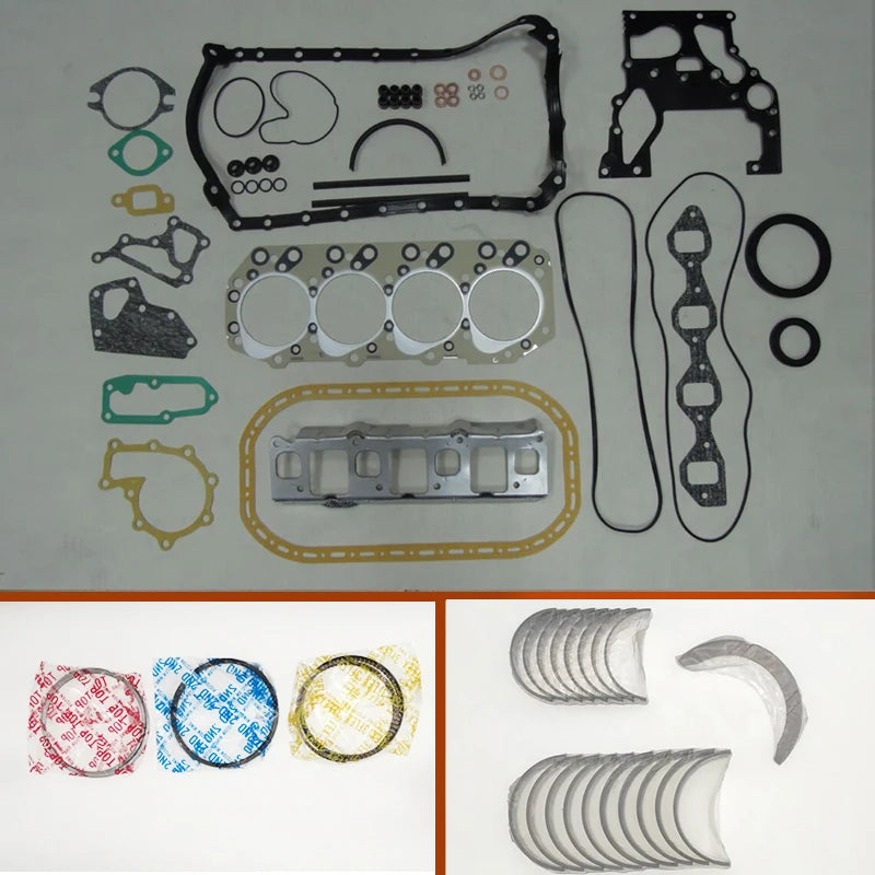 4jg2 4jg2T 4jg2TC Full gasket set kit crankshaft connecting rod bearing piston ring for Isuzu Campo/Trooper  3059cc 8v 3.1 D TD