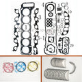 1FZFE 1FZ Engine Full gasket set kit crankshaft connecting rod bearing piston ring for Toyota Land Cruiser 24V 4477cc 4.5L 98-05