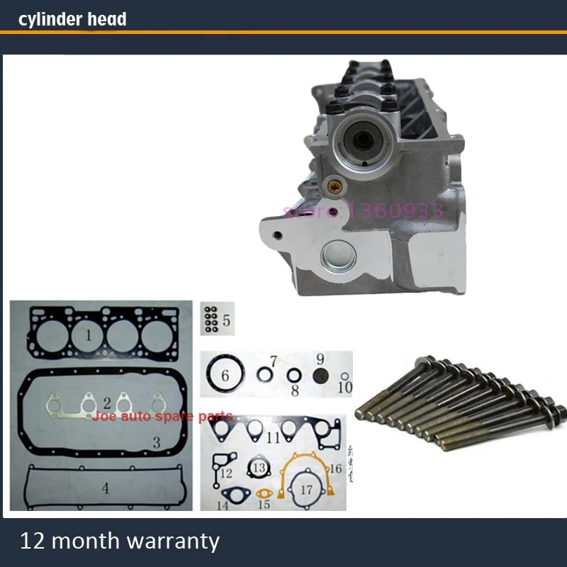 R2 complete cylinder head R26310100H R26310100J R2Y410103A 908740K HL0067  for Ford MAZDA SUZUKI 2.0L 2.2L with full gasket bolt