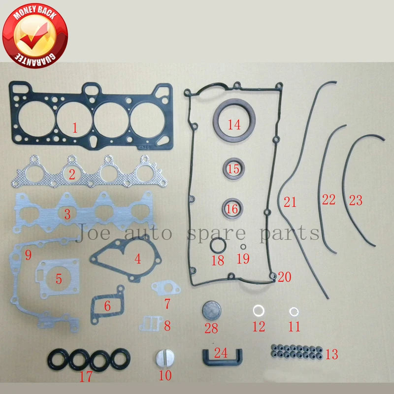 G4EE Engine Full gasket set kit for Hyundai Accent/Click 05-10 / KIA Rio 2005- 1399cc 1.4L 20910-26L00 50285300 FH6240