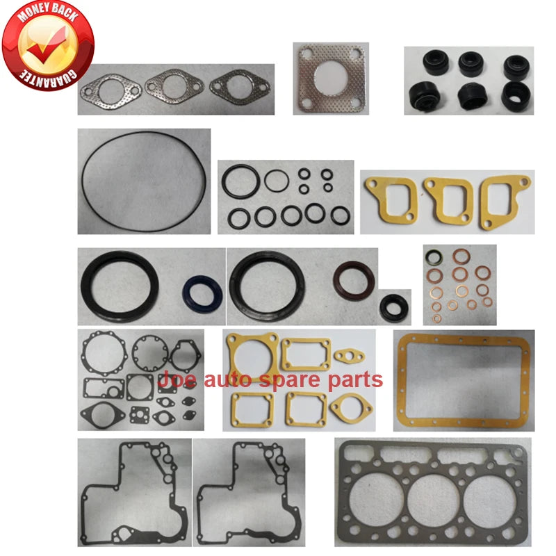 Engine Full gasket set kit for Kubota  engine : 3D75 D950