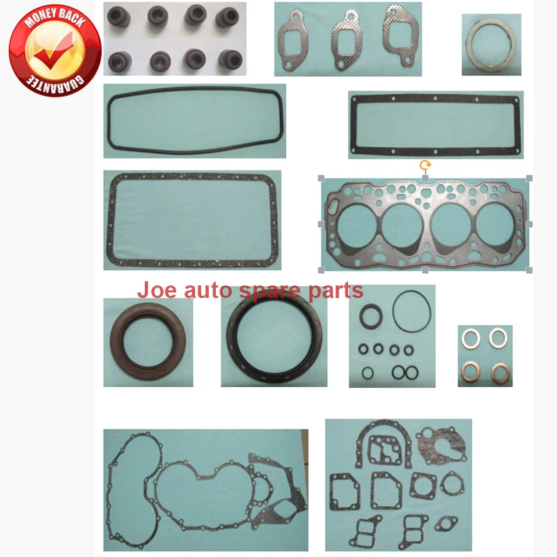 2J Engine Full gasket set kit for Toyota Forklift 2481cc 1980- 50030400 S31840 GE393 04111-40261 04111-20031-71  0411140261