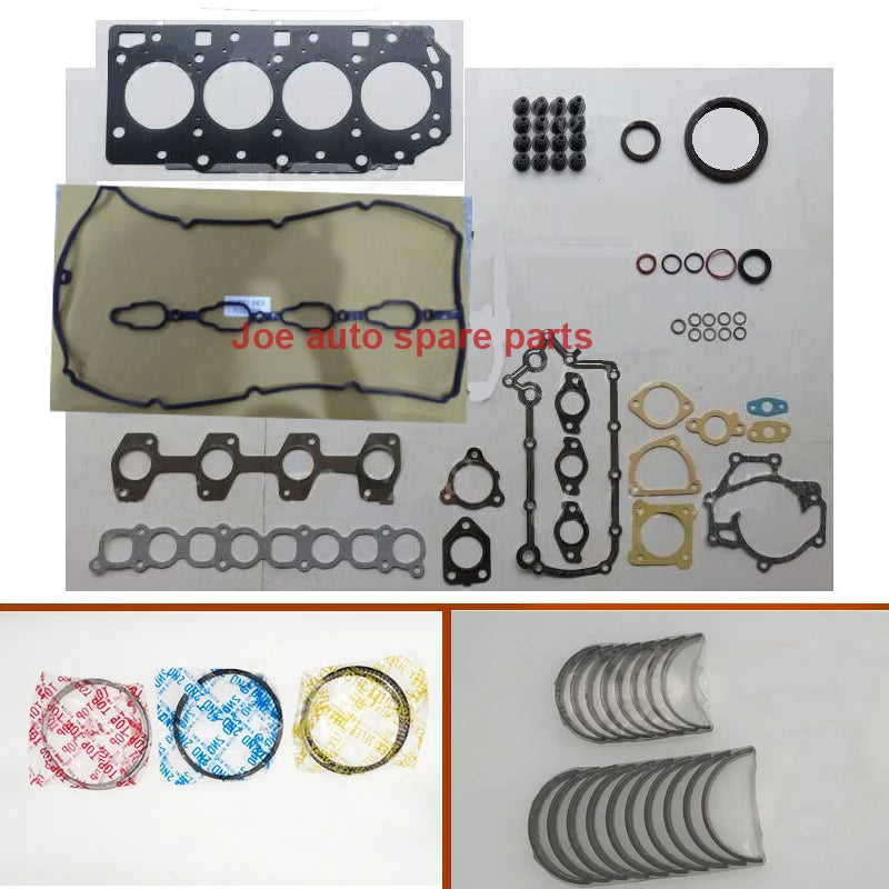 D4CB Full gasket SET kit crankshaft connecting rod bearing piston ring for Hyundai H1 H200 Starex Porter Kia Sorrento 2.5 CRDI